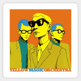 Yellow Magic Orchestra -- Original Fan Art Design Sticker